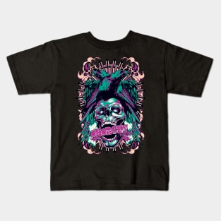 Anarchy Skull Poster Kids T-Shirt